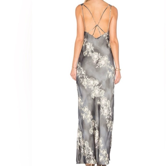 FREE PEOPLE- Gray slip dress - Picture 4 of 9